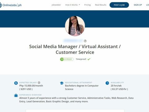 Social Media Manager / Virtual Assistant / Customer Service