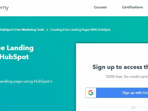 Creating Free Landing Pages With HubSpot