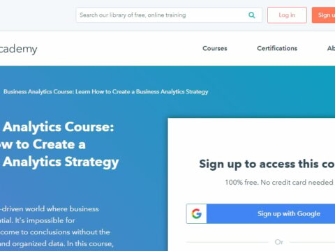 Business Analytics Course: Learn How to Create a Business Analytics Strategy