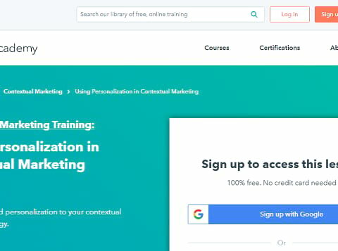 Contextual Marketing Training: Using Personalization in Contextual Marketing