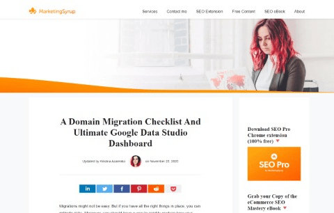 A Domain Migration Checklist And Ultimate Google Data Studio Dashboard