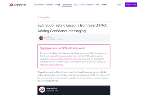 Adding Confidence Messaging SEO Split Testing Lessons from SearchPilot