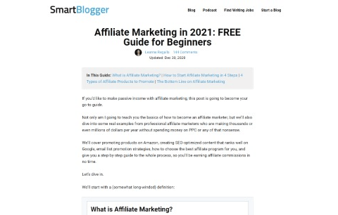 Affiliate Marketing in 2021 FREE Guide for Beginners