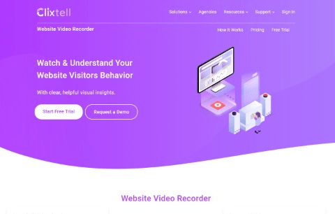 Clixtell Website Video Recorder