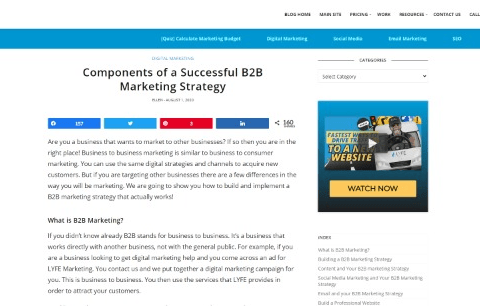 Components of a Successful B2B Marketing Strategy - Digital Marketing Blog