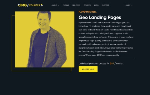 Geo Landing Pages Course