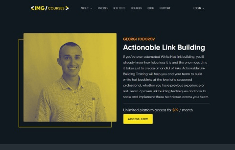 Actionable Link Building Course