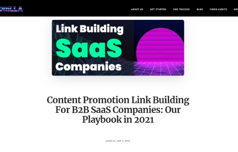 Content Promotion Link Building For B2B SaaS Companies: Our Playbook in 2021