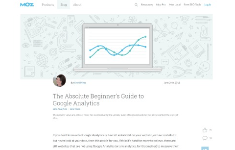 How to Use Google Analytics [The Absolute Beginner's Guide - Moz