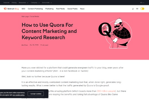 How to Use Quora For Content Marketing and Keyword Research