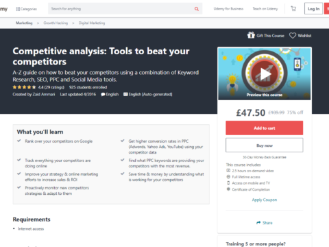 Competitive analysis: Tools to beat your competitors