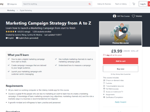 Marketing Campaign Strategy from A to Z