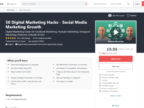 34 Digital Marketing Hacks – Improve Social Media Marketing