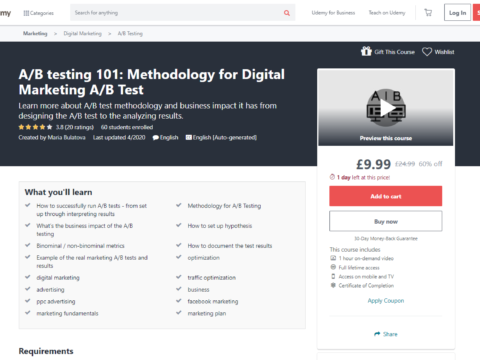 A/B testing 101: Methodology for Digital Marketing A/B Test