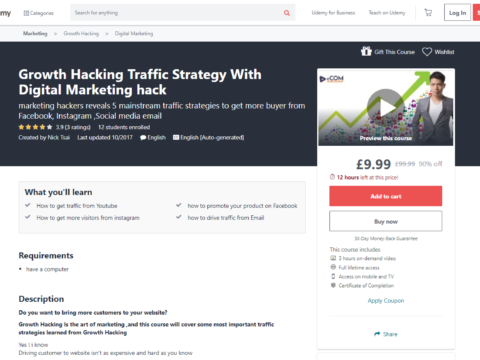 Growth Hacking Traffic Strategy With Digital Marketing hack