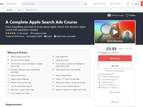 A Complete Apple Search Ads Course