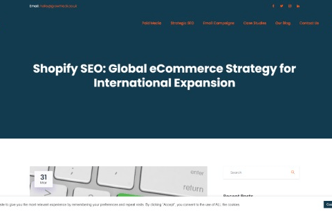 Shopify SEO: Global eCommerce Strategy for International Expansion