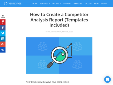 How to Create a Competitor Analysis Report (Templates Included)