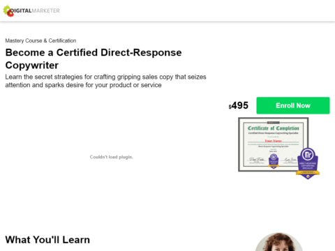 Become a Certified Direct-Response Copywriter