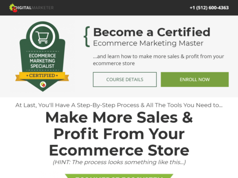 Become a Certified Ecommerce Marketing Master