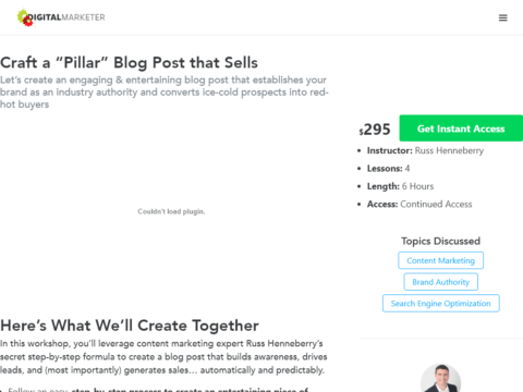 Craft a “Pillar” Blog Post that Sells