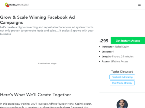 Grow & Scale Winning Facebook Ad Campaigns