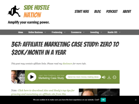 367: Affiliate Marketing Case Study: Zero to $20k/month in a Year